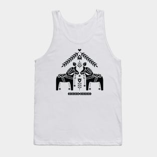 Swedish Dala Horse Tank Top